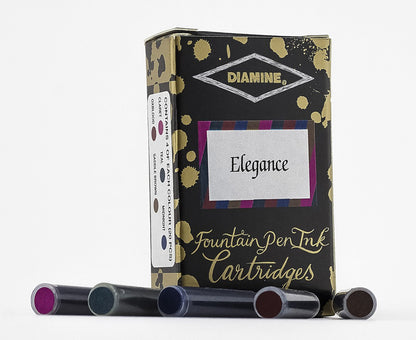 18 pack of Diamine Elegance ink Cartridges
