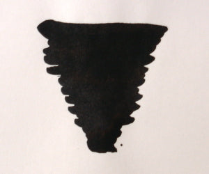 Swatch of  Diamine Blue Black ink 