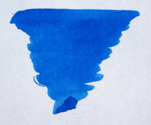 Swatch of  Diamine saphire Blue ink 