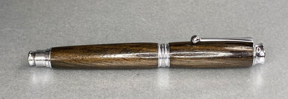 Handmade Roller Ball type pen made Ancient Irish bog Oak Wood