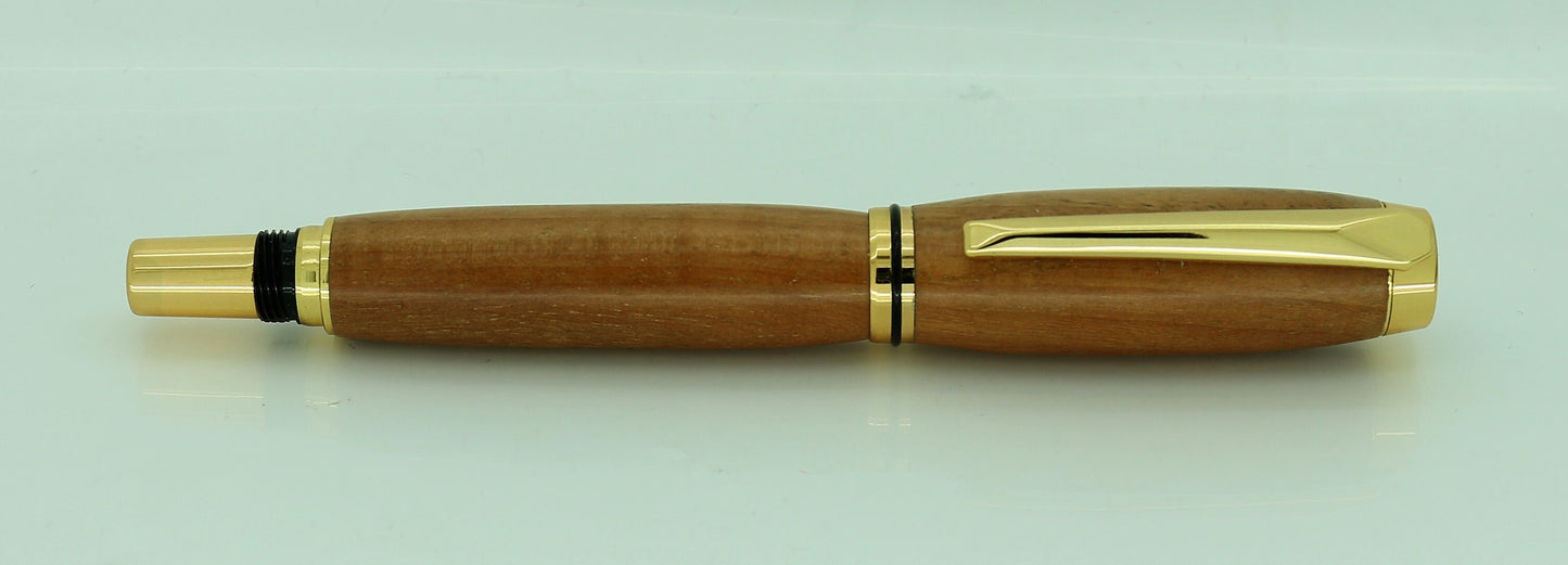 Handmade Roller Ball type pen made in Acacia Wood